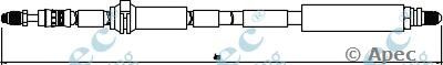 APEC BRAKING hos3851 -  Тормозной шланг